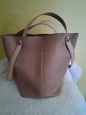 MULBERRY CREAM LARGE KITE TOTE BAG WITH DETACHABLE ZIP POUCH