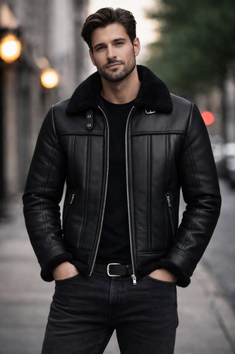 Men genuine leather - men’s, b3