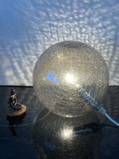 NEXT Crackle Glass Dome Shaped Table Lamp
