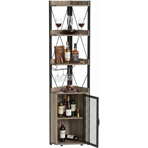 Tall corner bar cabinet - tall,