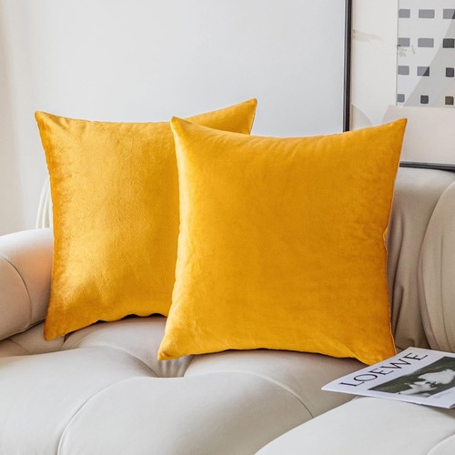 Plush velvet cushion cover - cushion,