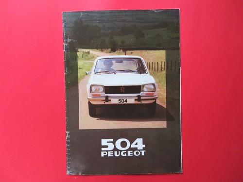 Peugeot 504 brochure - 504,