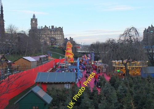 Photo 6x4 edinburgh - edinburgh, christmas
