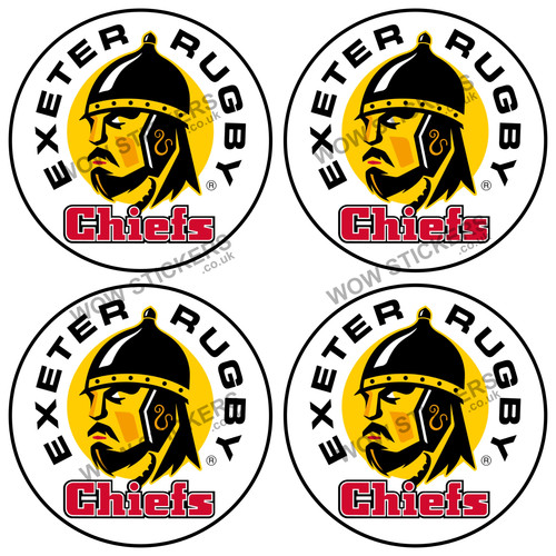 Exeter rugby stickers laptop - b,