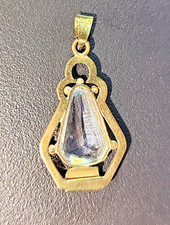 Aquamarine Art Nouveau Pendant