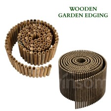 Wooden Garden Edging Roll