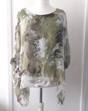 Obsession Silk Top Italy Green