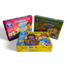 Orchard Toys Shopping List Game Bundle With Extras Clothes Fruit Veg