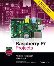 Raspberry Pi Projects by Mike Cook Book The Cheap Fast Free Post