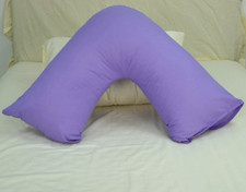 V Shaped Orthopedic Pillow With Case Or Cover Nursing Pregancy Neck&Back Support