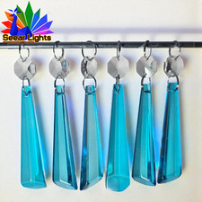 6 Antique Teal Blue Christmas