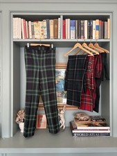 Tartan trews fishtail - trews,