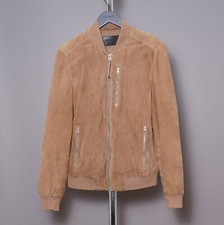 ALL SAINTS Leather Jacket Mens