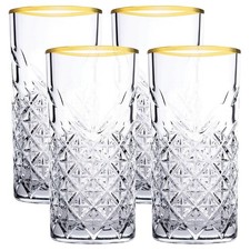 Timeless Gold Rim Highball