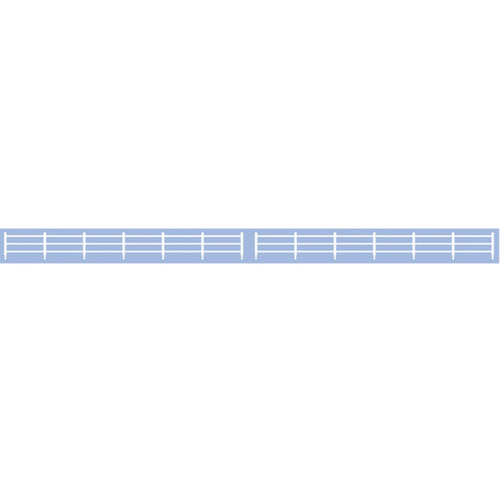 Gauge lineside fencing white - gauge,