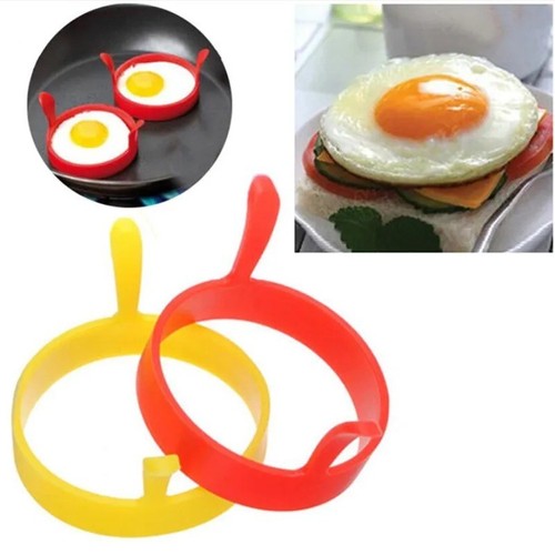 4pcs silicone egg frying ring - silicone,