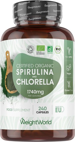 Organic spirulina chlorella - spirulina,
