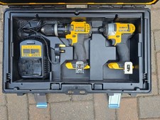Dewalt Combi Drill and Impact Driver Set DCD785,DCF885 charger but no  Batteries