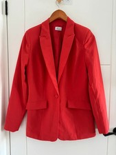 Oh Polly Bright Coral Blazer -