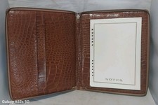 Beautiful Croc style Leather Personal Organiser / Note Pad Cover