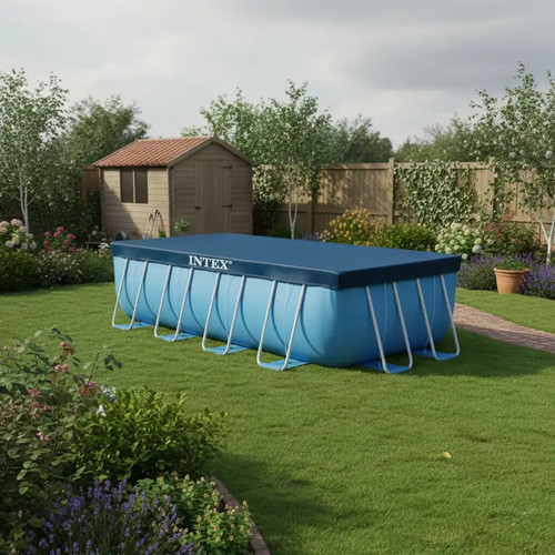 Intex rectangular pool cover - intex,