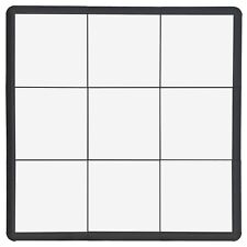 Portable Dance Floor Set 9.5 x 9.5ft, Black and Light Oak Wood Effect