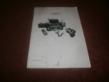 INSTRUCTION / TROUBLE SHOOT BOOK WINCH 13000 - 210022