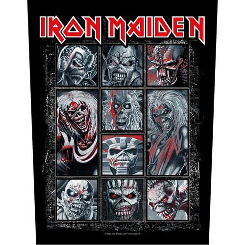 Iron maiden back patch 10 - back, patch: