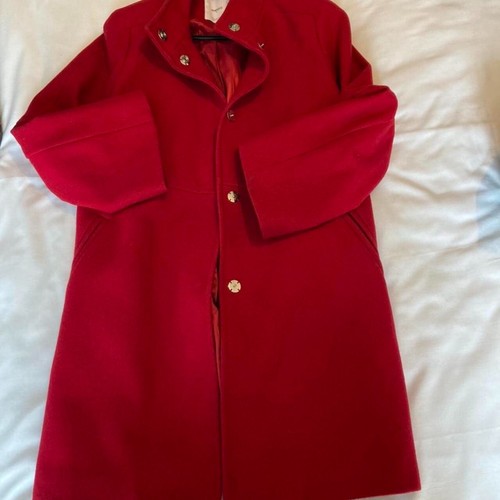 Mango ladies red wool 4 - ladies, 3/4