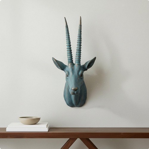Faux antelope deer head - head, wall