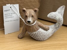 NEXT Bertie Bear Mermaid Ornament