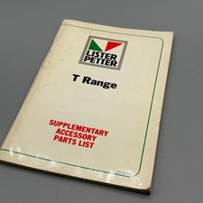 Lister Petter T RANGE
