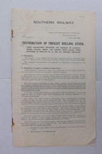 SR circular.    Wagons and sheets