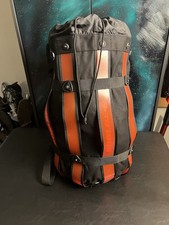 Boblbee XL Red & Black Duffel Backpack Messenger Bag Drawstring Top Hard Shell