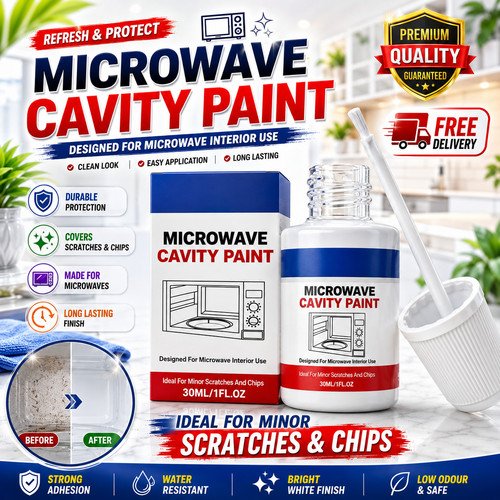 Microwave cavity paint inside - cavity,