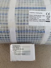 200w Per m² 7m²electric Underfloor Heating Mat,thermostat And Probe