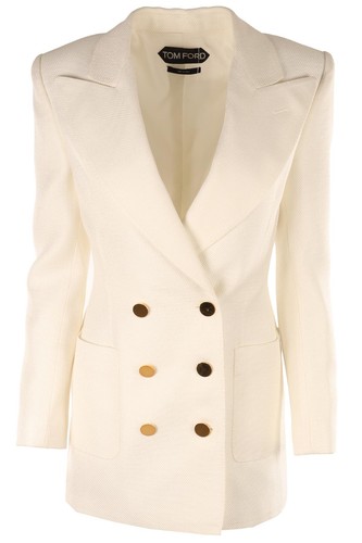 Tom ford ivory woven - ivory, blazer