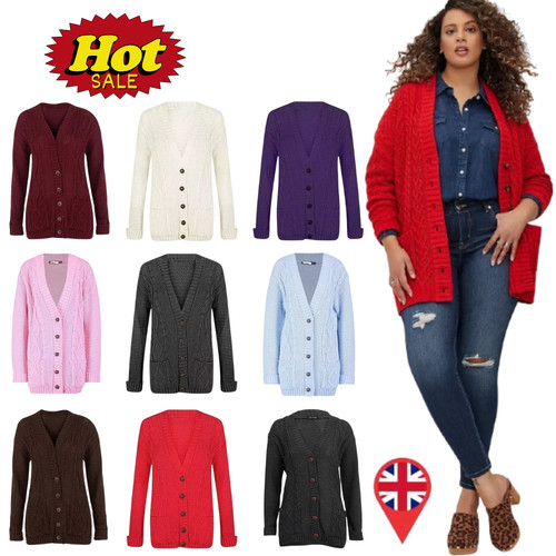 Women knitted grandad - knitted,