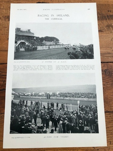 1896 racing illustrated print