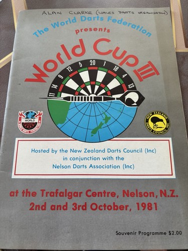 Signed darts memorabilia - darts,