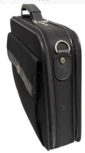 Antler black leather briefcase - antler,