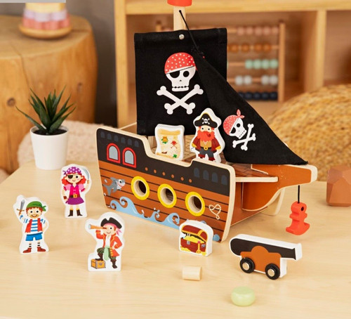 Toy life wooden - life, ship
