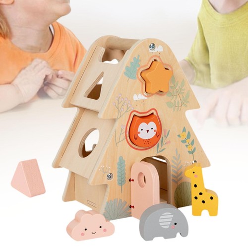Shape sorter house color - sorter,