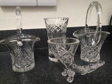 Collection of Cut Glass items