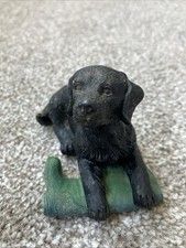 Regency Fine Arts Awaiting His Master Black Labrador With Welly