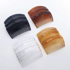 12x Hair Combs Slides Plastic