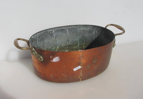 Antique copper pan - antique,