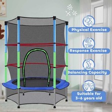 4.5 FT KIDS MINI TRAMPOLINE &