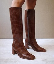 Alohas East Croco Brown