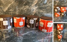 4 x Orla Kiely "Abacus Flower"